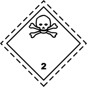 ADR klasse 2.3 pictogram