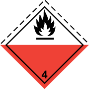 ADR klasse 4.2 pictogram