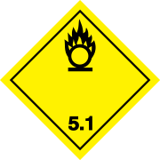 ADR klasse 5.1 pictogram