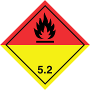 ADR klasse 5.2 pictogram