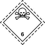 ADR klasse 6.1 pictogram