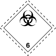 ADR klasse 6.2 pictogram